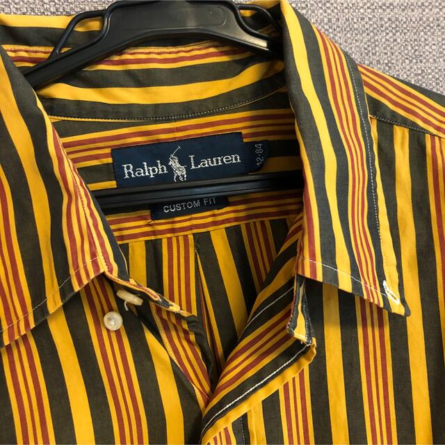 POLO RALPH LAUREN(ポロラルフローレン)のPOLO Ralph Lauren ストライプシャツ ウィメンズ 古着 レディースのトップス(シャツ/ブラウス(長袖/七分))の商品写真