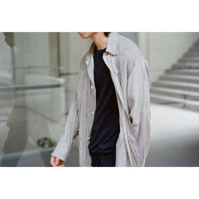 最安値】 COMOLI - comoli 22ss ストライプワークジャケット 3