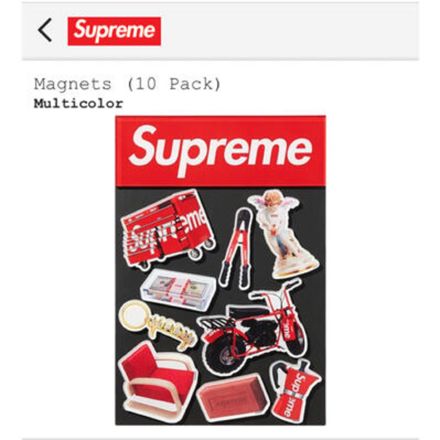 supreme Magnets (10 Pack) マグネット