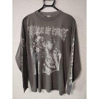 【値下げ不可】古着 90s cradle of filth ロンＴ(Tシャツ/カットソー(七分/長袖))