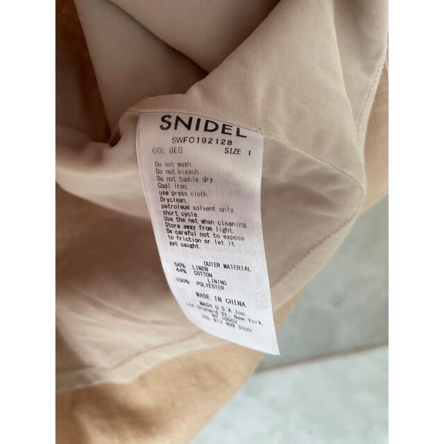 【専用】SNIDEL リネンミディタイトワンピース 5