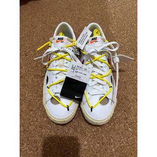 オフホワイト(OFF-WHITE)のNIKE BLAZER LOW off-white(スニーカー)