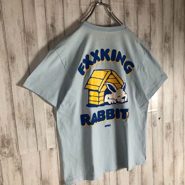 超希少カラー】FR2 スリープ兎 即完売モデル Tシャツ バックプリント