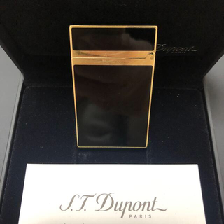 デュポン Dupont 黒 金 ブラック ゴールド モンパルナス