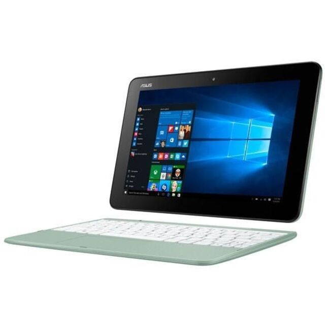 タブレット【美品】ASUS T101HA-GREEN 64bit-Win10