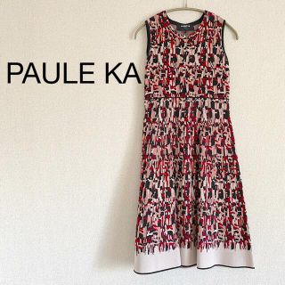 ポールカ(PAULE KA)のポールカ　柄ワンピース(ひざ丈ワンピース)