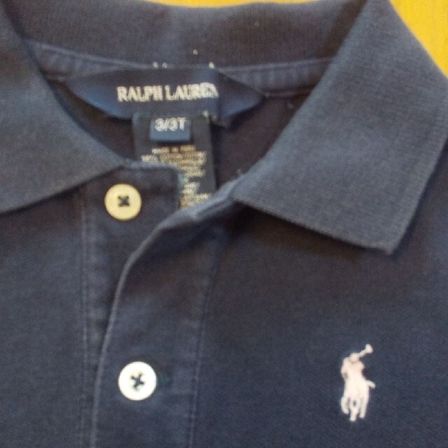 Ralph Lauren(ラルフローレン)のラルフローレン ポロワンピース 濃紺 100 キッズ/ベビー/マタニティのキッズ服女の子用(90cm~)(ワンピース)の商品写真