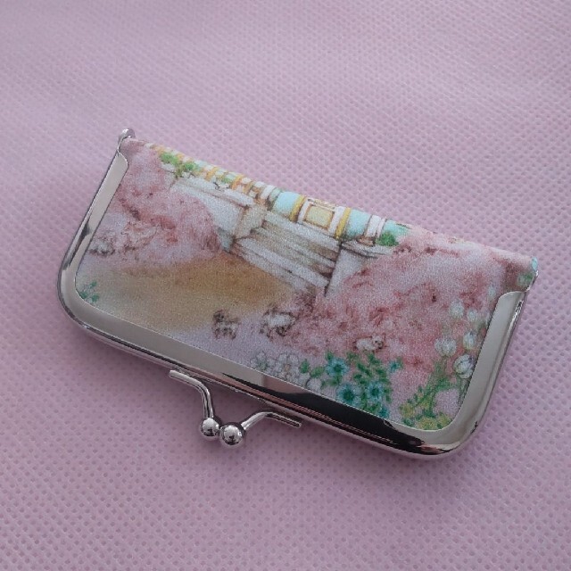 franche lippee(フランシュリッペ)のミニ がま口 印鑑ケース ⑧◆ハンドメイド◆フランシュリッペ ハンドメイドのファッション小物(その他)の商品写真