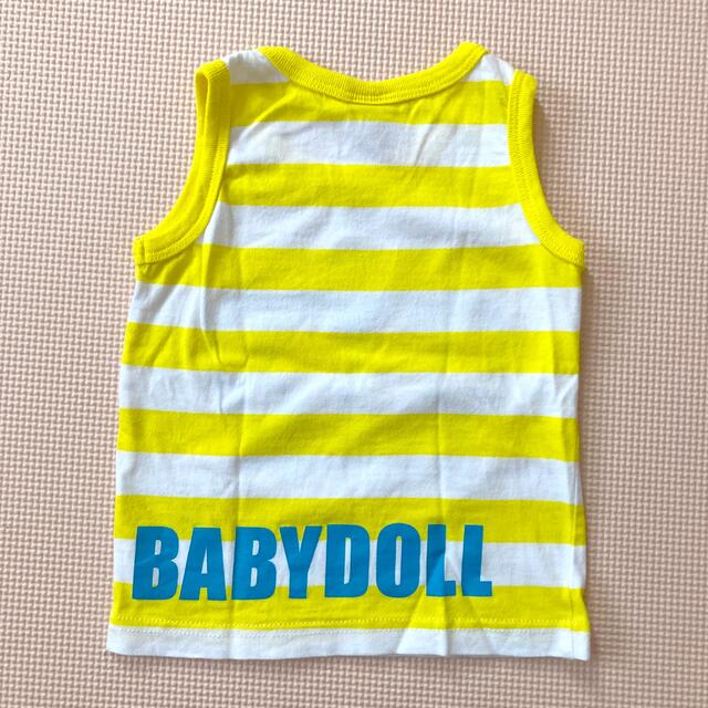 BABYDOLL(ベビードール)の子供　90cm  Ｔシャツ・ノースリーブ３枚組　BABYDOLL キッズ/ベビー/マタニティのキッズ服男の子用(90cm~)(Tシャツ/カットソー)の商品写真