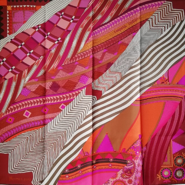 ジャスミン様ご専用です Hermes エルメス スカーフ 「インドのかけら