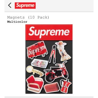 シュプリーム(Supreme)のsupreme Magnets (10 Pack) マグネット(その他)