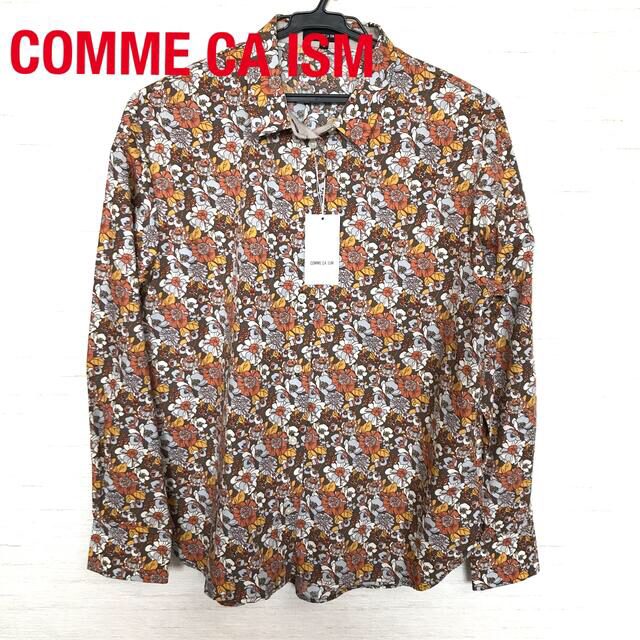 COMME CA ISM(コムサイズム)の【新品】COMME CA ISM 花柄　シャツ レディースのトップス(シャツ/ブラウス(長袖/七分))の商品写真