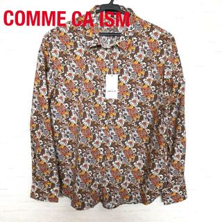 コムサイズム(COMME CA ISM)の【新品】COMME CA ISM 花柄　シャツ(シャツ/ブラウス(長袖/七分))