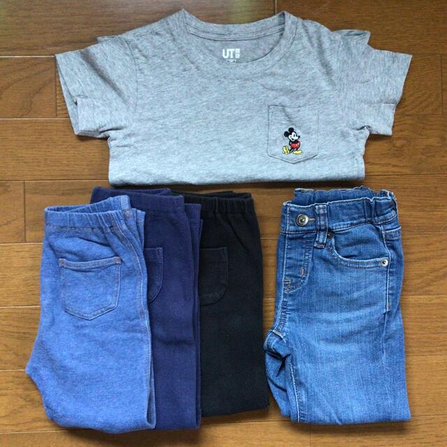 UNIQLO(ユニクロ)のUNIQLO★5点セット★100cm キッズ/ベビー/マタニティのキッズ服男の子用(90cm~)(パンツ/スパッツ)の商品写真