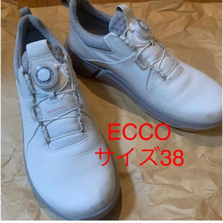 エコー(ECHO)のecco レディースゴルフシューズ　サイズ38(シューズ)