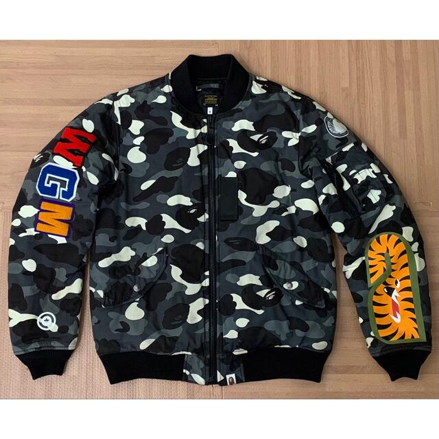 A BATHING APE パーカー コットン s 恐竜