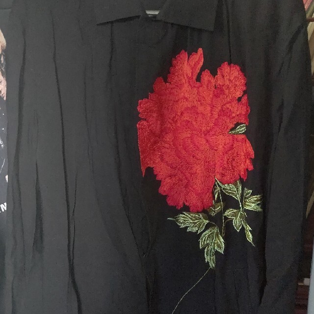 YOHJI YAMAMOTO　花と少年　インド刺繍赤メンズ