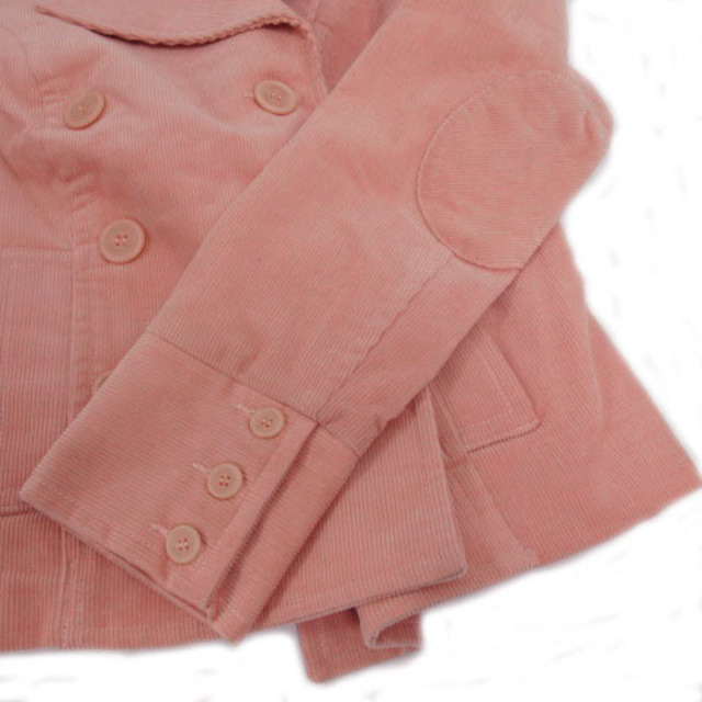 ジューシークチュールジーンズ ピーコート コーデュロイ USA製 ピンク P レディースのジャケット/アウター(ピーコート)の商品写真
