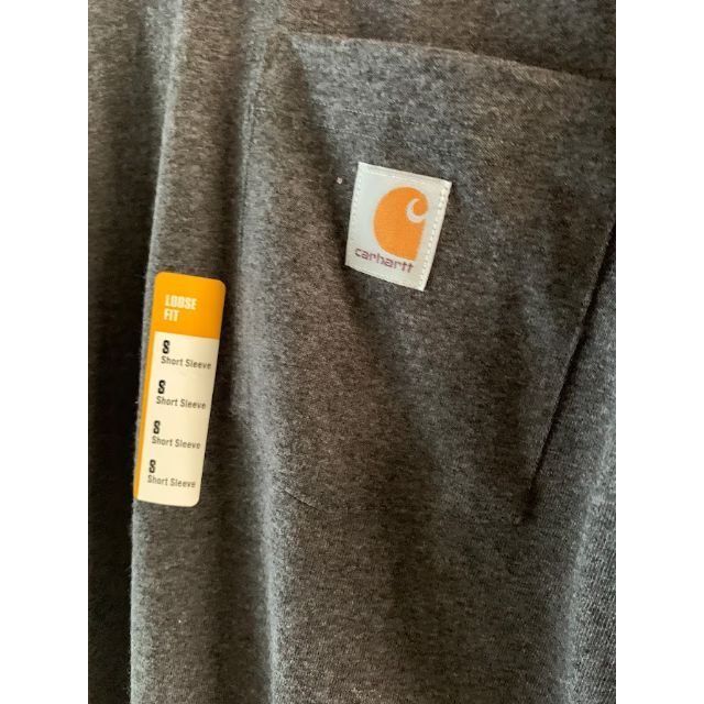 carhartt(カーハート)の新品 未使用 カーハート ポケT  グレー Sサイズ メンズのトップス(Tシャツ/カットソー(半袖/袖なし))の商品写真