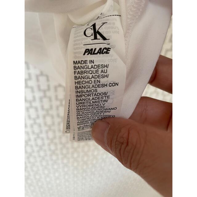 Calvin Klein(カルバンクライン)のpalace calvin klein ck tee Ｌ　Whiteのみ メンズのトップス(Tシャツ/カットソー(半袖/袖なし))の商品写真