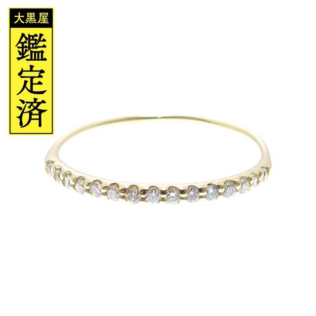 ダイヤモンドリング K18YG ダイヤモンド0.12ct 約0.9g【205】 ダイヤモンドリング K18YG ダイヤモンド0.12ct 約0.9g【205】