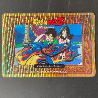 ドラゴンボール(ドラゴンボール)の【激レア】ドラゴンボール　カードダス　ダブルゴールドレーザーカード　アマダ(カード)