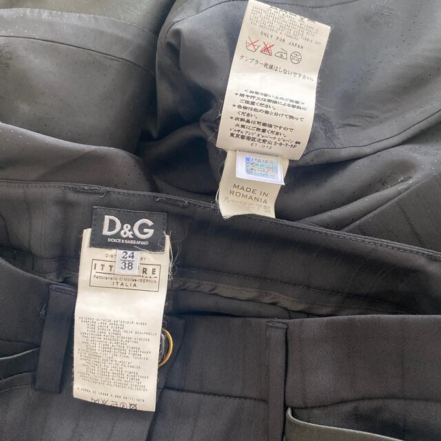 D&G(ディーアンドジー)の値下げ‼️Ｄ＆Ｇ　パンツスーツ　ブラック レディースのフォーマル/ドレス(スーツ)の商品写真