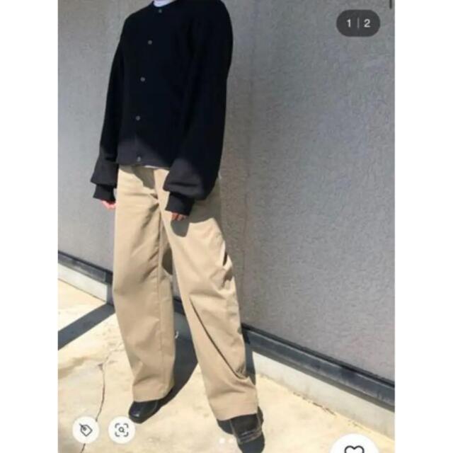 最適 ユニクロユー ワイドフィットカーブツイルジャージーパンツ 黒 XS ...
