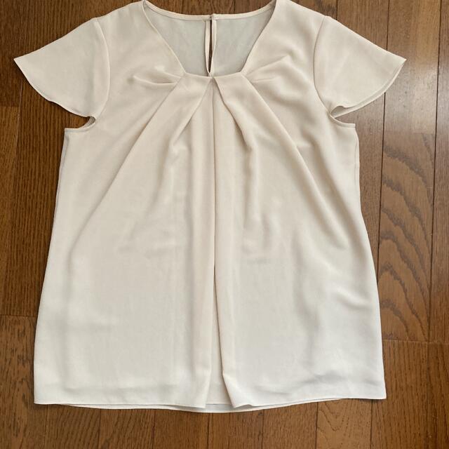 爆買いセール ANAYI❤️シャーリングフレンチスリーブカットソー
