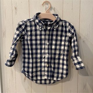 ベビーギャップ(babyGAP)のギンガムチェックシャツ(シャツ/カットソー)