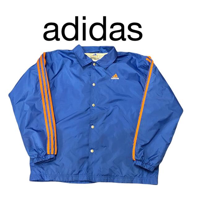 adidas(アディダス)のadidas アディダス　90s メッツカラー　ナイロン　コーチジャケット　古着 メンズのジャケット/アウター(ナイロンジャケット)の商品写真