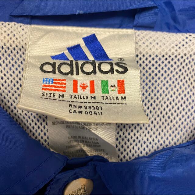 adidas(アディダス)のadidas アディダス　90s メッツカラー　ナイロン　コーチジャケット　古着 メンズのジャケット/アウター(ナイロンジャケット)の商品写真