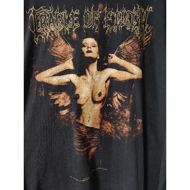 【値下げ不可】古着 90s cradle of filth ロンＴ メンズのトップス(Tシャツ/カットソー(七分/長袖))の商品写真