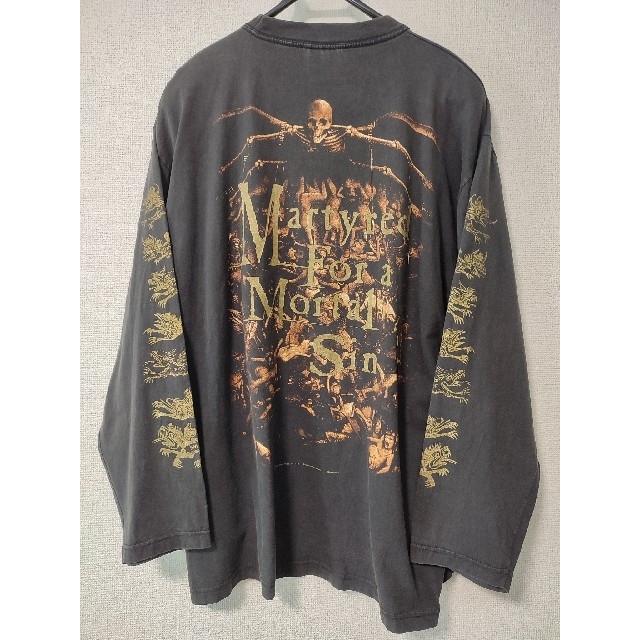 【値下げ不可】古着 90s cradle of filth ロンＴ メンズのトップス(Tシャツ/カットソー(七分/長袖))の商品写真