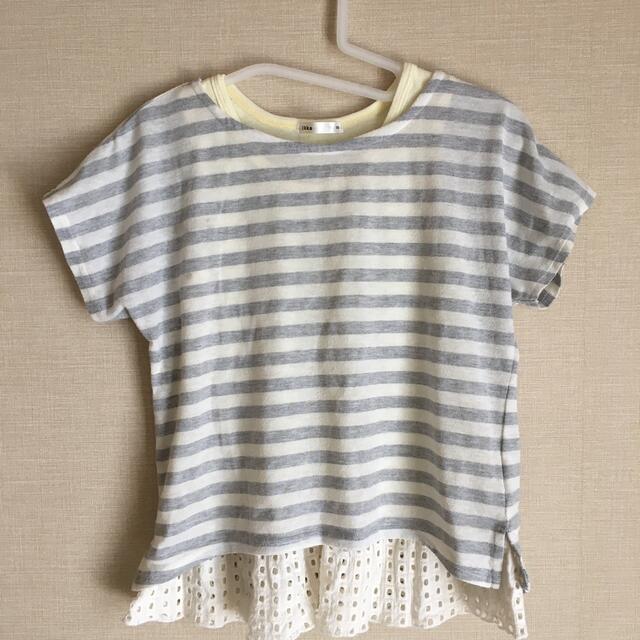 ikka(イッカ)のTシャツ　半袖　重ね着　150 ikka キッズ/ベビー/マタニティのキッズ服女の子用(90cm~)(Tシャツ/カットソー)の商品写真