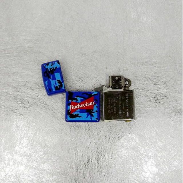 ZIPPO(ジッポー)のヴィンテージジッポ！バドワイザー迷彩柄・ジッポーライター メンズのファッション小物(タバコグッズ)の商品写真