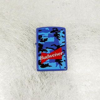 ジッポー(ZIPPO)のヴィンテージジッポ！バドワイザー迷彩柄・ジッポーライター(タバコグッズ)