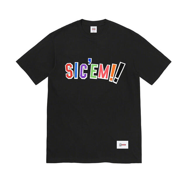 新品 Wtaps Supreme SAU Tee Black S