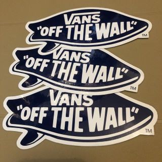 ヴァンズ(VANS)の3枚セット100%オフィシャル品　VANS SURF ノベルティー　ステッカー(サーフィン)