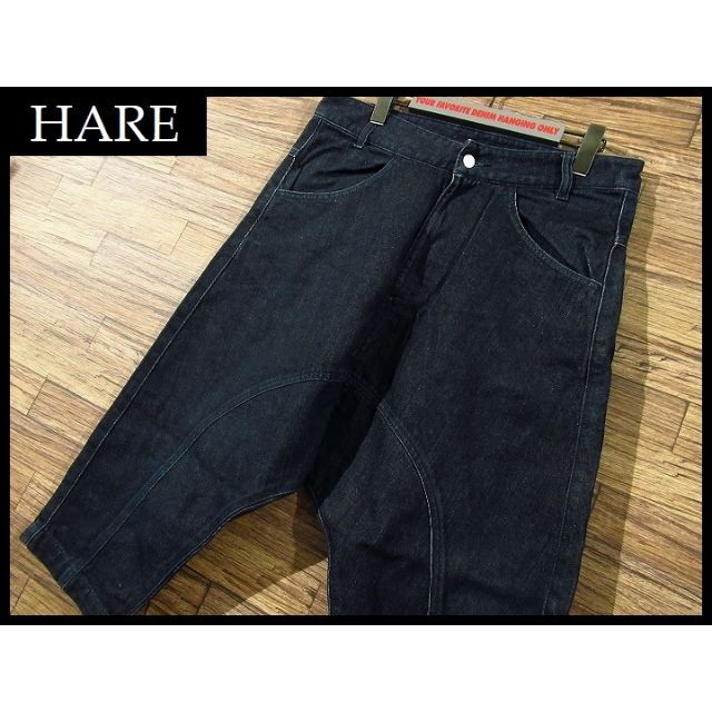 HARE(ハレ)のG② 美品 ハレ HA010070AK デニム サルエル クロップド パンツ M メンズのパンツ(サルエルパンツ)の商品写真