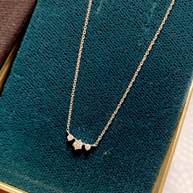 おまとめ10%off RobertoCoin K18ダイヤモンドネックレス