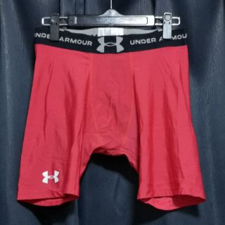 アンダーアーマー(UNDER ARMOUR)のサッカー部　スパッツ　アンダーアーマー　レッド　LG(ウェア)