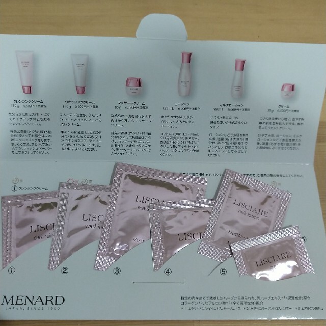 MENARD(メナード)のMENARD コスメ/美容のキット/セット(サンプル/トライアルキット)の商品写真