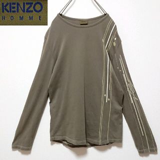 ケンゾー(KENZO)の【匿名配送 送料無料】 KENZO ケンゾー 袖 プリント ロゴ 長袖 Tシャツ(Tシャツ/カットソー(七分/長袖))