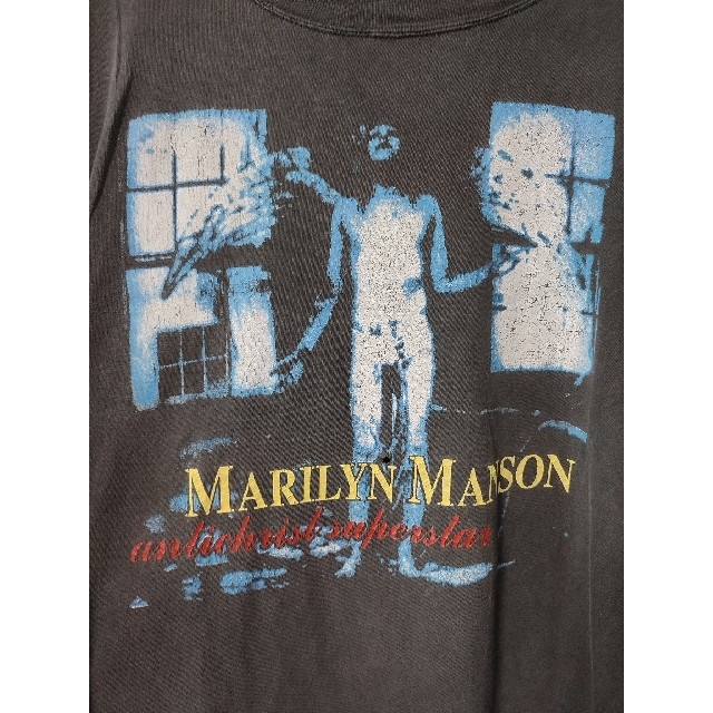 【値下げ不可】古着 90s Marilyn Manson ロンＴ