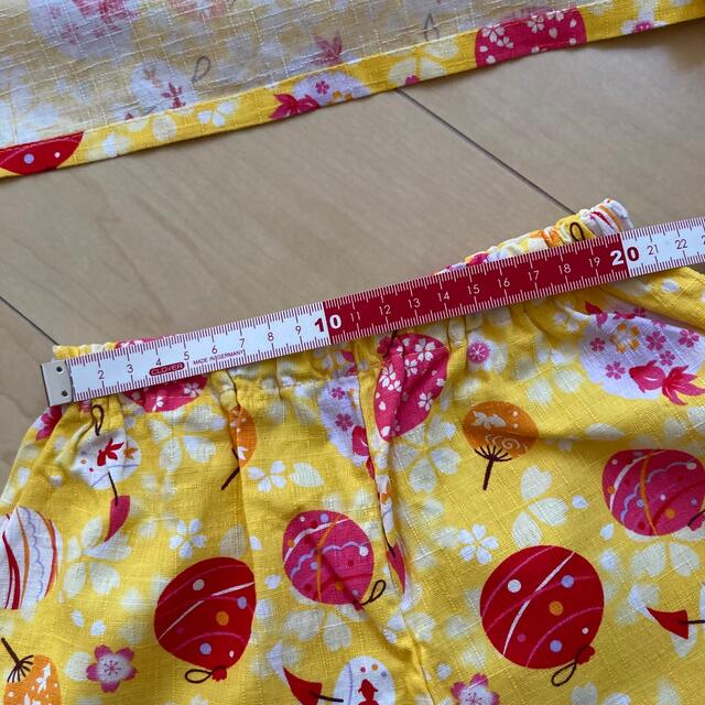 キッズ甚平　100cm キッズ/ベビー/マタニティのキッズ服女の子用(90cm~)(甚平/浴衣)の商品写真