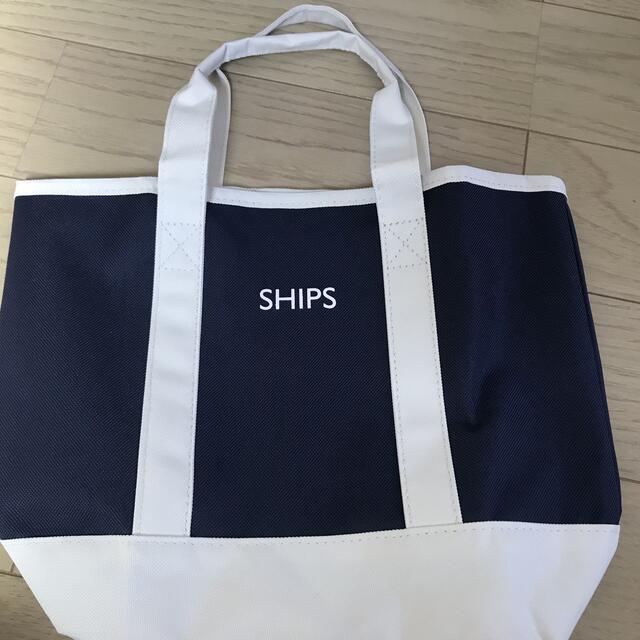 SHIPS(シップス)のSHIPS ノベルティトートバッグ　未使用品　非売品 エンタメ/ホビーのコレクション(ノベルティグッズ)の商品写真