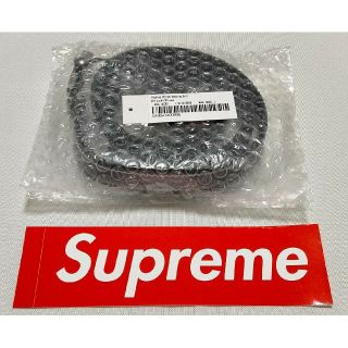 シュプリーム(Supreme)のStripe Webbing Belt Black 黒 新品未開封(ベルト)