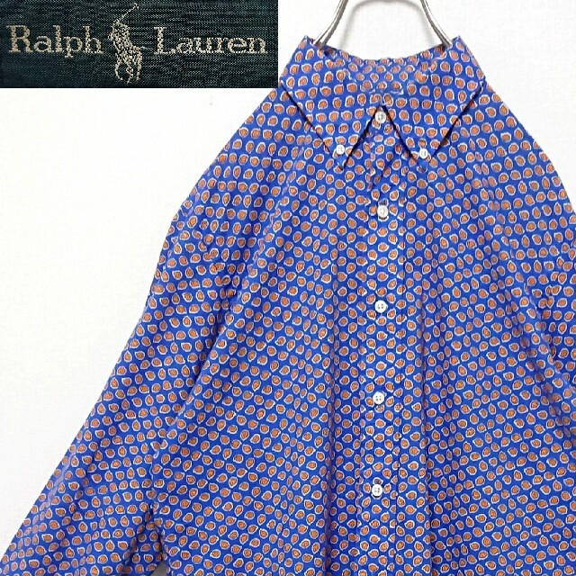 Ralph Lauren(ラルフローレン)の【匿名配送 激レア】 ラルフローレン ペイズリー 総柄 メンズ 長袖 シャツ メンズのトップス(シャツ)の商品写真