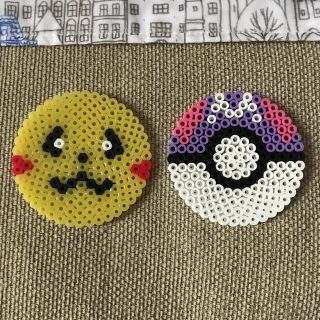 ポケモン(ポケモン)の⭐️アイロンビーズ⭐️コースター⭐️ポケモン⭐️(その他)